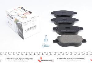 Колодки гальмівні (передні) Citroen C4 04-/Peugeot 207/307 02- (Bosch) Q+