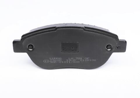 Колодки гальмівні (передні) Citroen C4 04-/Peugeot 207/307 02- (Bosch) Q+ Колодки гальмівні (передні) Citroen C4 04-/Peugeot 207/307 02- (Bosch) Q+
