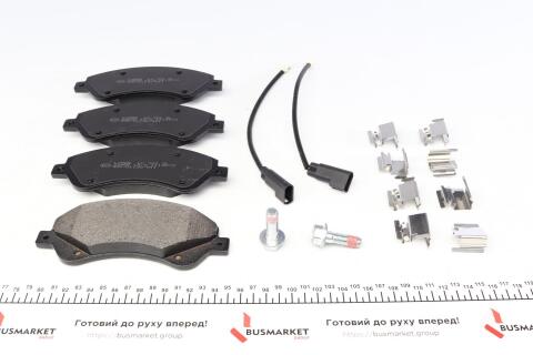 Колодки гальмівні (передні) Ford Transit V347 06- (FWD) (Bosch) (з датчиком) Колодки гальмівні (передні) Ford Transit V347 06- (FWD) (Bosch) (з датчиком)