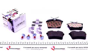 Колодки гальмівні (задні) Citroen Berlingo 08- (TRW)
