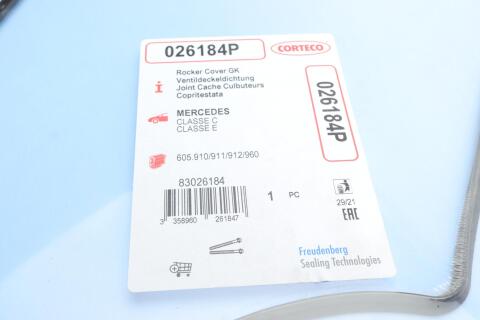 Прокладка кришки клапанів MB C-class (W202)/E-class (W124/W210) 93-00 Прокладка кришки клапанів MB C-class (W202)/E-class (W124/W210) 93-00
