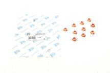 Гайка (M7x1.0) c буртиком самоконтрольна (к-кт 10шт) (SW11)