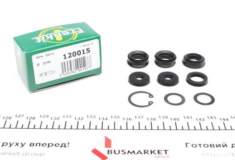 Ремкомплект циліндра гальмівного (головного) Opel Kadett 84-89 (d=20,6mm) Delc