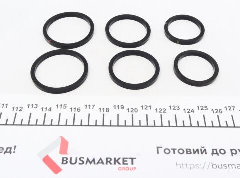 Ремкомплект супорта (переднього) BMW 3 (E90-E93) 06-13 (d=27/32mm) (+6 поршнів) (Brembo)