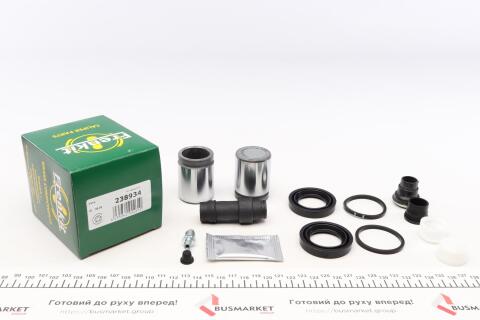 Ремкомплект суппорта (переднего) Ford Transit 86-92 (d=38mm) (Bendix) (+2 поршня)