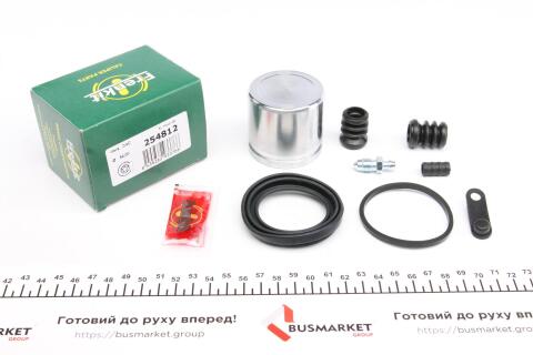 Ремкомплект суппорта (переднего) Chevrolet Aveo 11- (d=54mm) (+поршень) (Dac)