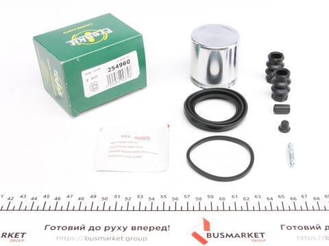 Ремкомплект супорта (переднього) Citroen C2/C3 1.4/1.6 HDi 01- (d=54mm) (+поршень) (Lucas)