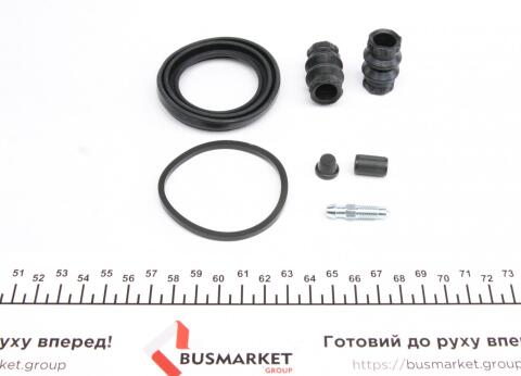 Ремкомплект супорта (переднього) Citroen C2/C3 1.4/1.6 HDi 01- (d=54mm) (+поршень) (Lucas)