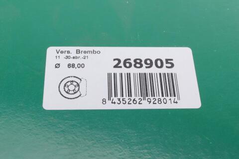 Ремкомплект суппорта (заднего) Iveco Eurocargo 91-15 (d=68mm) (+2 поршня) (Brembo)