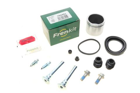 Ремкомплект супорта (переднього) Honda Civic 91- (d=54mm)(Nih)(+1 поршень/направляюча) SuperKit