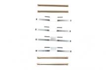 Планка супорта (переднього) прижимна (к-кт) Opel Omega/Vectra -95 (Delc/Ate)