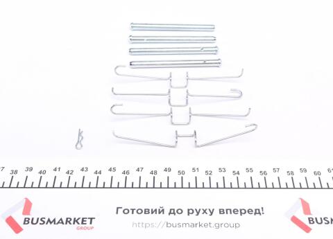 Планка супорта (переднього) прижимна (к-кт) Renault Master -98 (Lucas)