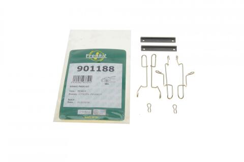 Планка суппорта (переднего) прижимная (к-кт) Citroen BX/ZX/AX 86-97/Peugeot 306/405 91-01 (Bendix)