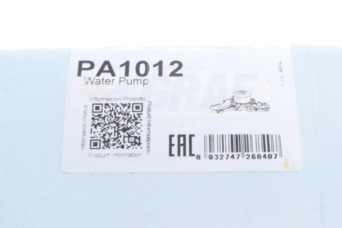 Насос воды Mitsubishi Pajero III/IV 3.0-3.8/4WD/3.8 V6 00-/Pajero Sport 3.0 V6 98- (B/B) (6 лоп)