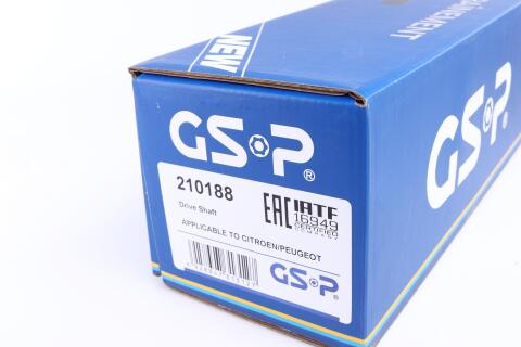 Полуось Citroen Berlingo 1.1i 96- (R) (22x25x860x29T) (+ABS)