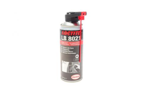 LOCTITE LB 8021, 400ML Смазка силиконовая (спрей)