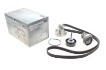 Комплект ремня генератора + насос Audi A1/A3/Seat Ibiza/Skoda Octavia 1.4/1.6 02- Комплект ремня генератора + насос Audi A1/A3/Seat Ibiza/Skoda Octavia 1.4/1.6 02-