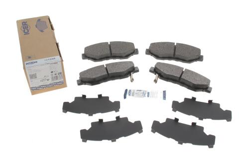 Колодки гальмівні (передні) Honda Accord VII 03-08/CR-V II 01-07/CR-V IV 13-/Civic IX/X 14-