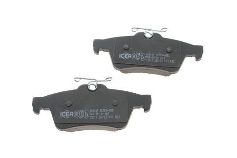 Тормозные колодки (задние) Ford Connect 13-/Kuga/C-Max 08-/Focus/Mazda 3/5/Volvo C30/S40/V50 03-/V40