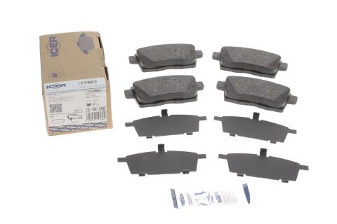 Колодки тормозные (задние) Mazda CX-7 06-14/CX-9/Ford Edge (США)/Lincoln 06-