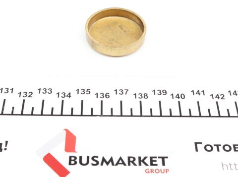 Заглушка блоку циліндрів (d=34,75mm) Латунь/Brass Заглушка блоку циліндрів (d=34,75mm) Латунь/Brass