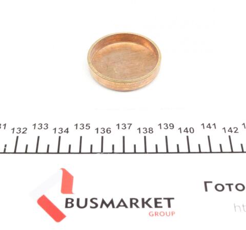 Заглушка блоку циліндрів (d=38.5mm) Латунь/Brass