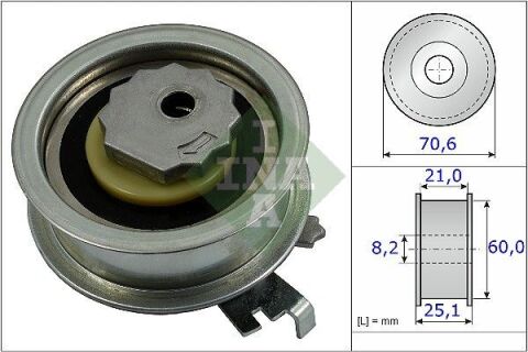 Ролик ГРМ VW Caddy IV 1.0-1.4TSI/1.6 15-/ Audi A5 1.4TFSI, 06/16 -