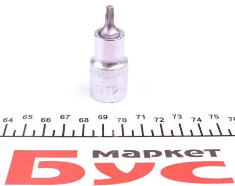 Бита Torx T25 + адаптер под ключ 1/2&quot;