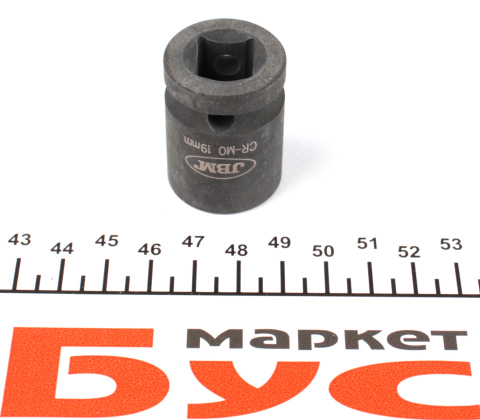 Головка ударна 6-гранна (1/2") (d=19mm)