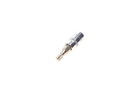 Бита Torx T25 + адаптер под ключ 1/4&quot; (хромированная)