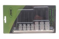 набор головок 1/2", 3/8" со вставками XZN 7 ед.