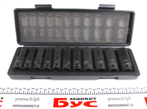 Набор ударных головок 1/2" 10-24 мм 11 ед. Long 78 мм