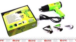 Фен промышленный 2000W (с цифровой регулировкой t°)