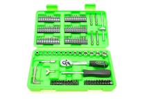 Набір інструментів комбінований 1/4" (головки, біти) 130 од.