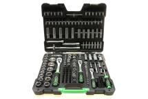 Нaбіp інcтpумeнтів кoмбінoвaний 1/2", 1/4", 3/8" (головки, головки зі вставкою, біти, викрутки) 179 од.