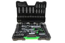 Нaбіp інcтpумeнтів кoмбінoвaний 1/2", 1/4" (головки, головки зі вставкою, біти, викрутки) 108 од.