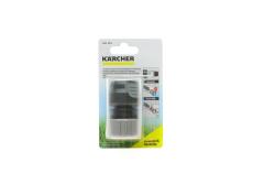Коннектор универсальный для шлангов Plus 1/2"-5/8"-3/4" (с премиум аквастопом)