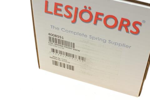 Пружина (передня) BMW 5 (G30/G31/F90) B57/B58 16- (седан/ун) (зі станд.ход.ч) (без авт.опален.)