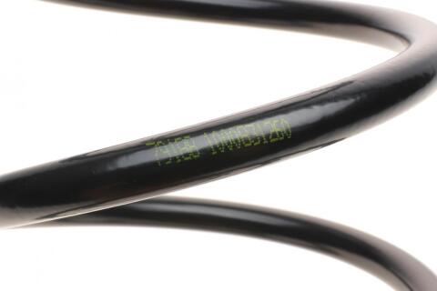 Пружина (передня) VW Polo 1.4 16V/TDI/1.9TDI 01-09 (накл.зад.ч) (осн.Polo Cross/Dune для 1.4 16V)