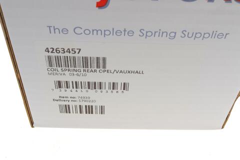 Пружина (задняя) Opel Meriva A 1.3CDTI/1.4 16V Twinport/1.6/1.7CDTI/DTI/1.8 03-10 (вен)(с пост.d)