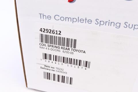 Пружина (задняя) Toyota Rav 4 II 1.8 00-05 (SUV) (HD на 3 дверн.) Пружина (задняя) Toyota Rav 4 II 1.8 00-05 (SUV) (HD на 3 дверн.)