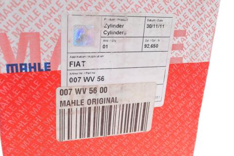 Гильза поршневая Fiat Ducato/Iveco Daily 2.8D/TD 95-07 (d=94.40 мм) Гильза поршневая Fiat Ducato/Iveco Daily 2.8D/TD 95-07 (d=94.40 мм)