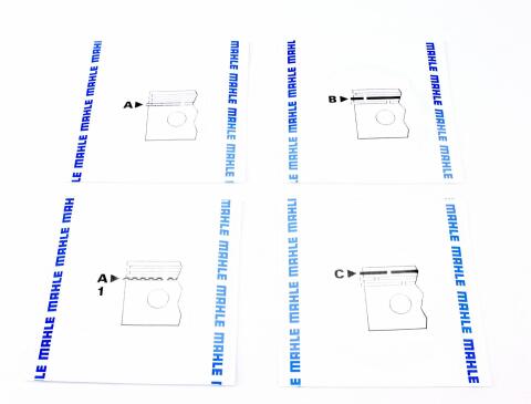 Кільця поршневі Audi 80/100/A6 2.3/2.6i 86-00 (83.01mm/STD) (1.5-1.75-3)