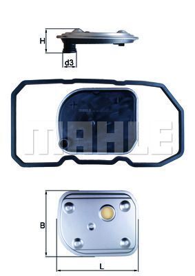 Фільтр АКПП MB A-class (W169)/B-class (W245) 04- (M266/OM640)