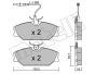 Колодки тормозные (передние) Renault Laguna I 93-01/Megane I 96-03/Safrane 92-00 (с датчиком), фото 2 - интернет-магазин Auto-Mechanic