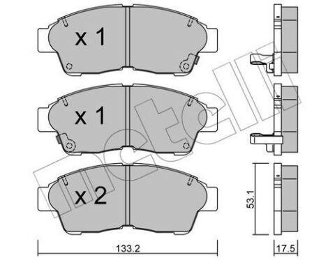 Колодки гальмівні (передні) Toyota Camry 90-02/Corolla 87-02/Rav4 94-00