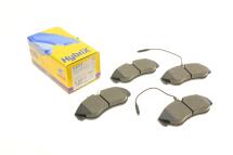 Колодки тормозные (передние) Citroen Jumper 94-/Fiat Ducato/Peugeot Boxer 94-02 R16 (+датчики)