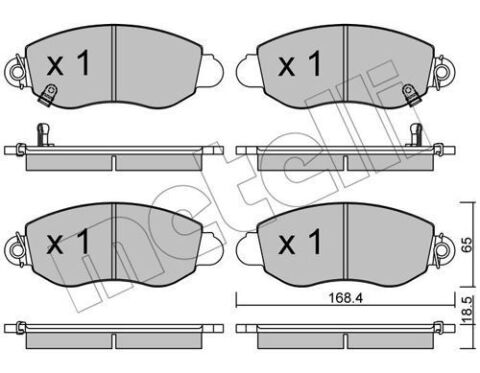 Тормозные колодки (передние) Ford Transit 00-06