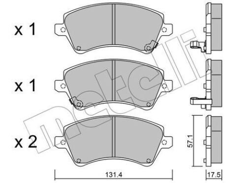 Колодки тормозные (передние) Toyota Corolla 01-14