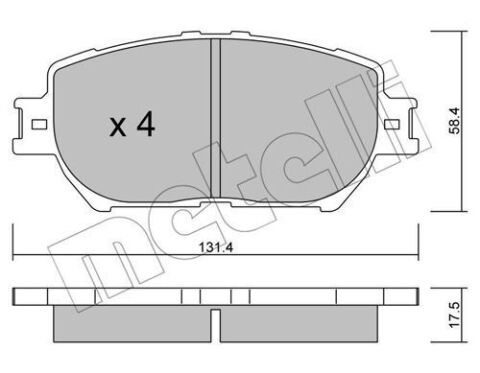 Колодки тормозные (передние) Toyota Camry 01-11/Solara 03-08/Lexus GS 05-11/IS III 13-